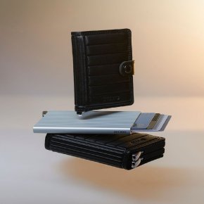 Secrid Premium Cardprotector fluted silver+